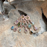 Silver- Watermelon Tourmaline Sterling Silver Earrings