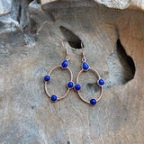 Silver - Lapis Lazuli Earrings