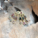 Silver- Watermelon Tourmaline Sterling Silver Earrings