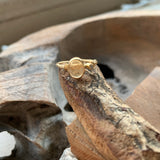 Silver - Citrine Dainty Ring
