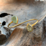Prehnite Bangle Bracelet