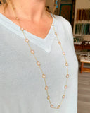 Silver- Rose Quartz Sterling Silver Necklace