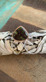Peridot Ring in Rose Gold