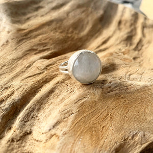 Moonstone Ring in Silver