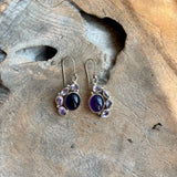 Silver - Amethyst Earrings