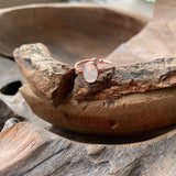 Silver - Moonstone Dainty Ring