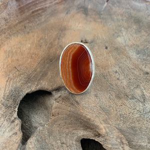 Carnelian Ring in Silver