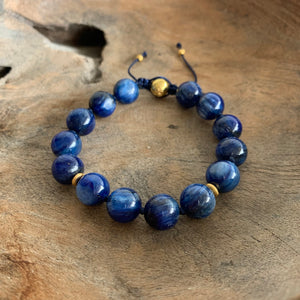 Blue Kynite Beaded Bracelet