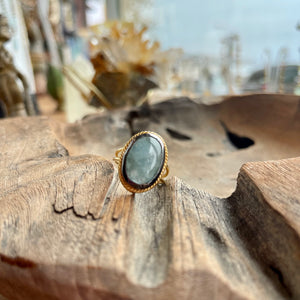 Aquamarine Ring in Gold