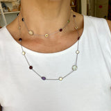 Silver- 7 Chakra Sterling Silver Necklace