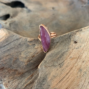 Ruby Ring in Rose Gold