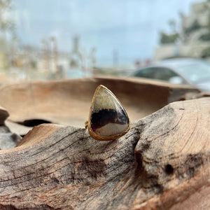 Septarian Ring in Gold