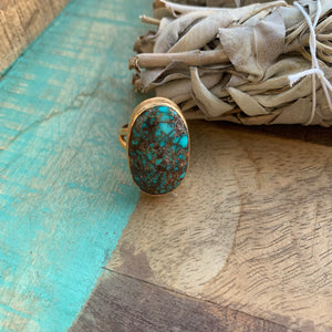 Turquoise Ring in Gold